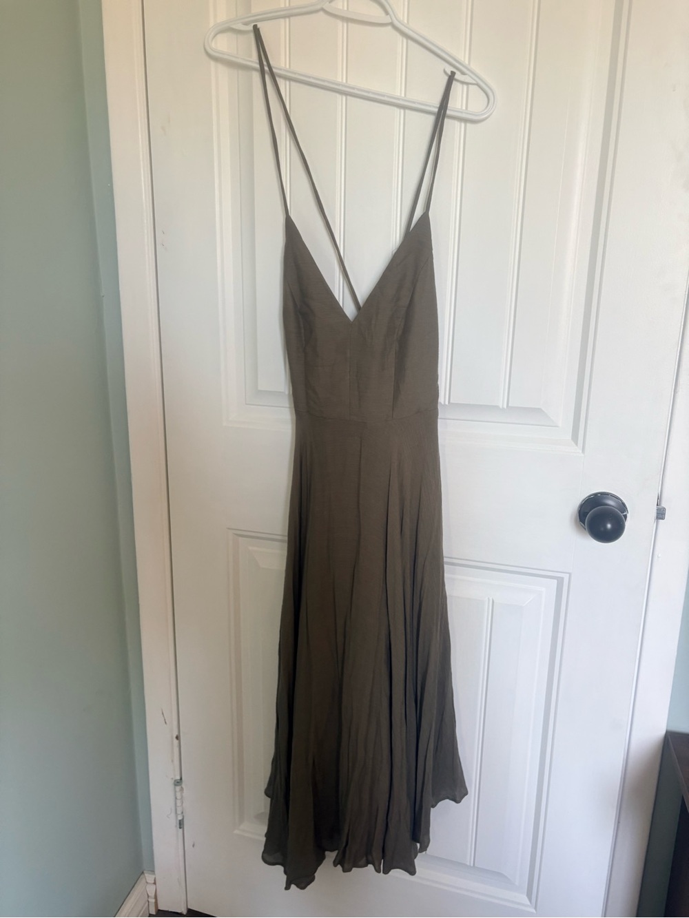 Lulus Ruched Maxi Dress – Size XS | Soft‑Glam Goddess Summer | Boho - Picture 5 of 9